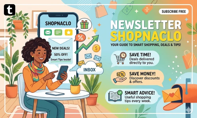 newsletter from Shopnaclo